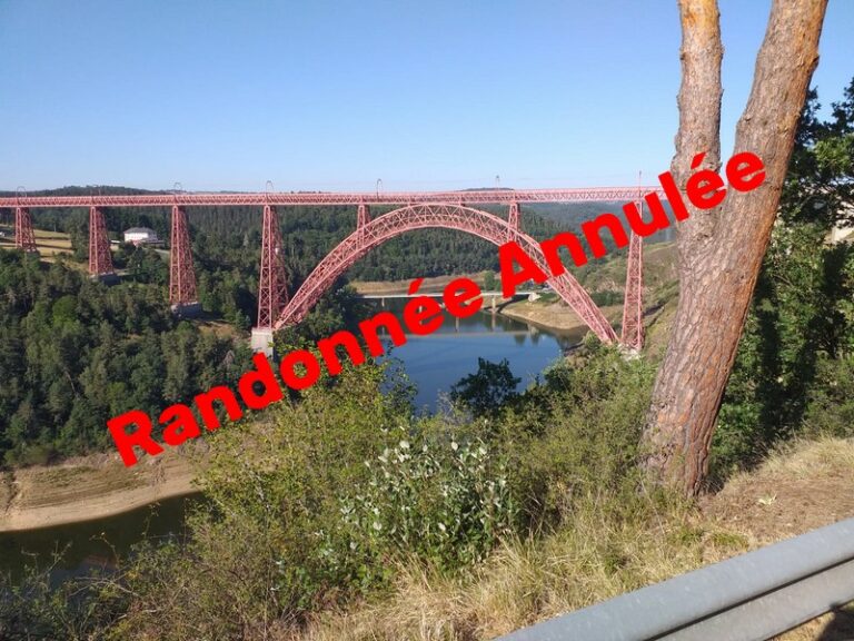 🗓🚴 Rando Annulée Gorges de la Truyère 12 juillet 2025