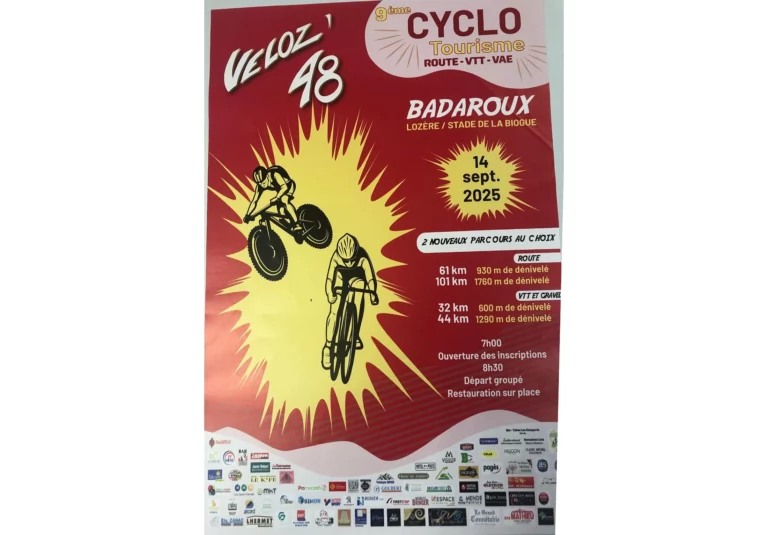 🗓 🚵🚴 Véloz Dimanche 14 septembre 2025